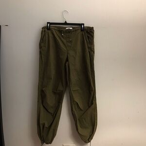 Mavi Olive Green Parachute Pants